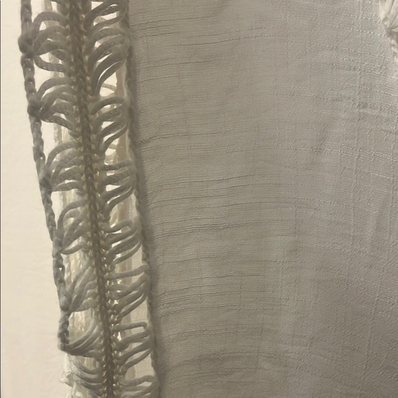 Source Unknown White One Piece Swimwear with Crochet Trim - Picture 4 of 9